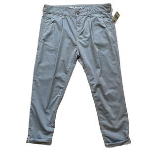 Mavi 100% cotton pleated mid rise capris pants